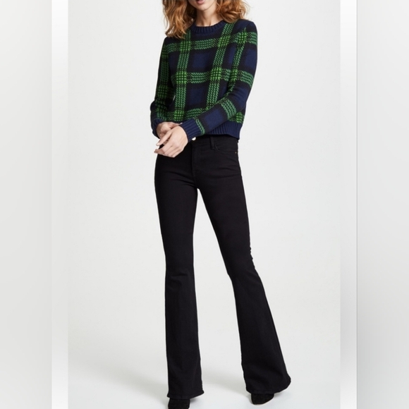 Bop Basics Plaid Crew Neck Wool Blend Sweater - Picture 4 of 15